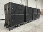 8x VOID Acoustics Stasys 218 subs, Gebruikt, Ophalen of Verzenden, Subwoofer, 120 watt of meer