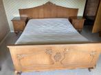 Chambre à coucher complète chêne, Deux personnes, Enlèvement, Utilisé, Ancien