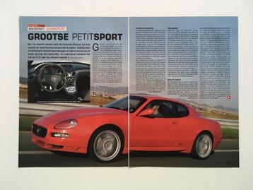 Article sur la Maserati GranSport, Enlèvement ou Envoi, Comme neuf, Autres marques