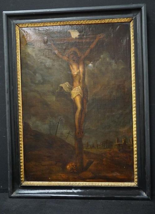 Anthonius Van Dyck (1599-1641) D’après – Jésus en croix 1, Antiquités & Art, Art | Peinture | Classique, Enlèvement