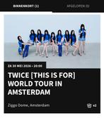 Twice concertticket, Tickets en Kaartjes