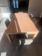 Tafel met 6 stoelen, Huis en Inrichting, Tafels | Salontafels, Ophalen, Zo goed als nieuw