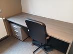 Bureau met stoel en lade kast, Huis en Inrichting, Bureaus, Ophalen, Zo goed als nieuw, Bureau