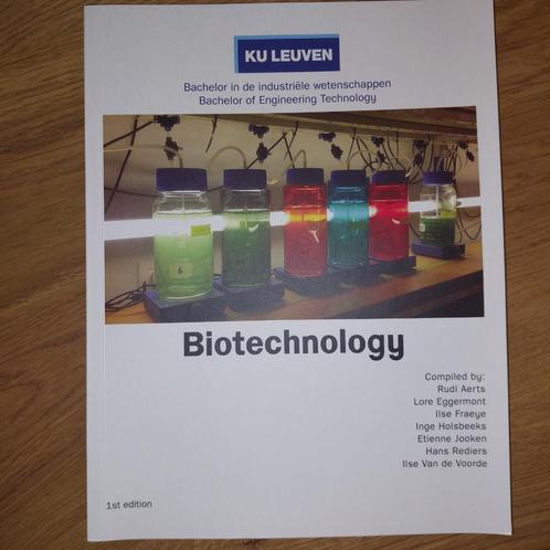 Biotechnology - KU Leuven, Livres, Livres d'étude & Cours, Comme neuf, Enseignement supérieur, Enlèvement ou Envoi