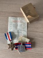 Brits medaille groepje wo2, Verzamelen, Militaria | Tweede Wereldoorlog, Ophalen of Verzenden