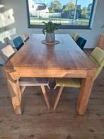 Complete teakhouten eetkamer, Huis en Inrichting, Ophalen, Gebruikt