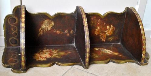 Decoratief houten regaal/opzetstuk kast, Antiek en Kunst, Curiosa en Brocante, Ophalen