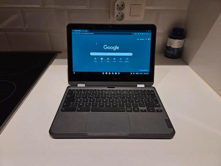 Lenovo 500e, Computers en Software, Chromebooks, Zo goed als nieuw, Azerty, Ophalen
