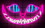 LED lamp neon stijl Cheshire Cat grijns (37x20cm), Collections, Enlèvement ou Envoi, Neuf