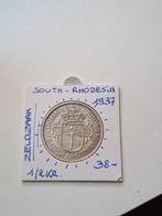 South rhodesia 1/2 kr 1937(Britse colonie)geres NS, Postzegels en Munten, Munten | Afrika, Ophalen of Verzenden
