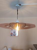 Lucide hanglamp hout te koop, Maison & Meubles, Lampes | Suspensions, Comme neuf, Bois, Enlèvement ou Envoi