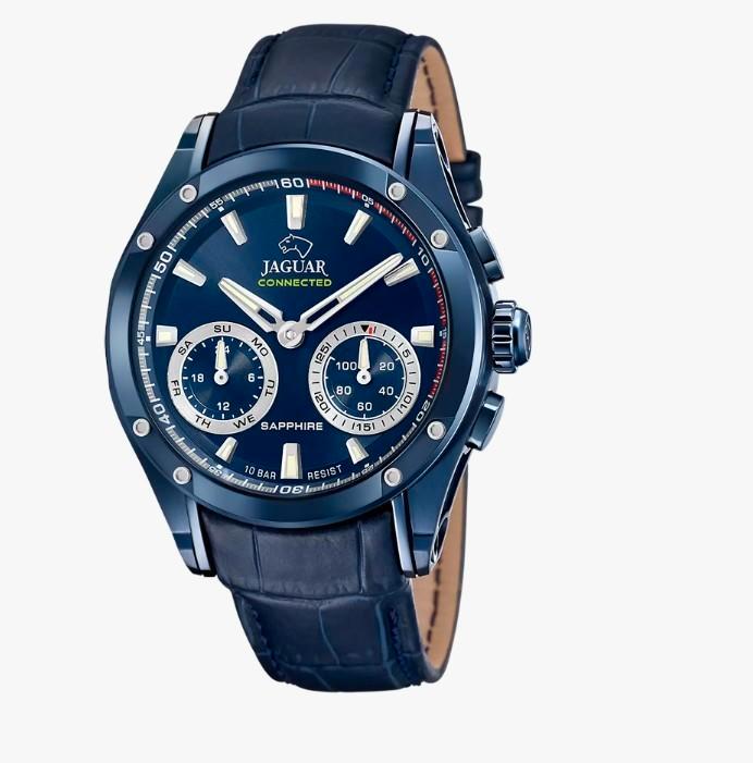 Montre connectée Jaguar J961/1, Bijoux, Sacs & Beauté, Montres connectées, Comme neuf, Android, Bleu, GPS, Avancer d'un pas, Étanche