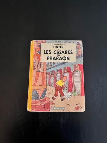 Tintin les cigares du pharaon eerste kleurendruk