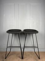 4 gestoffeerde HAY About A Stool AAS39 design barkrukken, Huis en Inrichting, Met voetsteun, 60 tot 90 cm, Ophalen of Verzenden