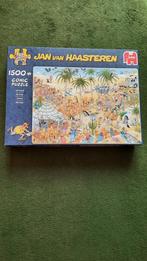 Puzzel Jan Van Haasteren ‘De Oase’ 1500st., Ophalen, 500 t/m 1500 stukjes, Zo goed als nieuw, Legpuzzel