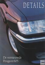 Peugeot 605 1994 Brochure Nederlands, Ophalen of Verzenden, Gelezen