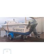 Bootkap fret 5m20 motor 50 pk susuki-aanhanger, Watersport en Boten, Motorboten en Motorjachten, Ophalen of Verzenden, Zo goed als nieuw