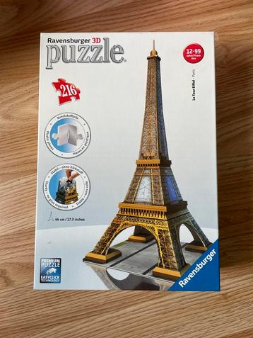 3D puzzel Eiffeltoren beschikbaar voor biedingen