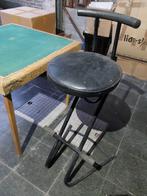 2 hoge stoelen, Ophalen, Gebruikt, Twee, Zwart