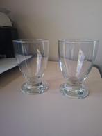 2 glazen fruitsapglazen, Enlèvement ou Envoi, Comme neuf, Verre