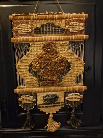 Vintage wandtapijt Don Freedman jaren '70  afm.45 x 65 beschikbaar voor biedingen