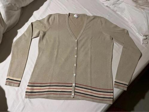 Zijden vest, Kleding | Dames, Truien en Vesten, Zo goed als nieuw, Maat 42/44 (L), Beige, Ophalen of Verzenden