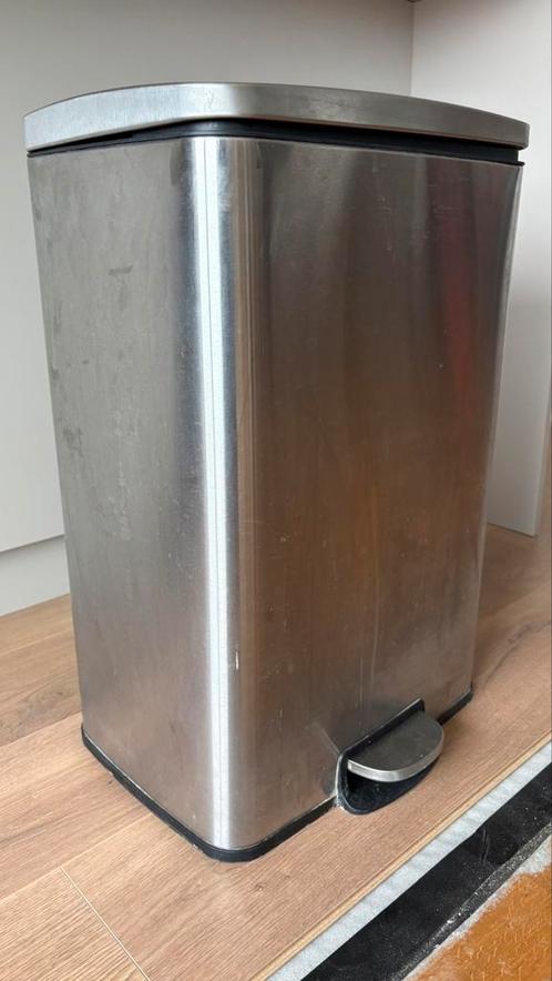 Sultan Pedaalemmer / vuilnisbak, 50l, roestvrij staal, Huis en Inrichting, Keuken | Keukenbenodigdheden, Gebruikt, Ophalen
