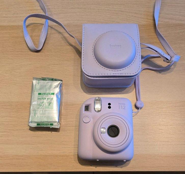 Fujifilm Instax mini 12 violet, TV, Hi-fi & Vidéo, Appareils photo analogiques, Comme neuf, Polaroid, Fuji, Enlèvement ou Envoi