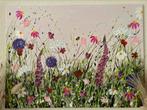 Handbeschilderd Schilderij Flower Garden ByJ&S🐝, Ophalen