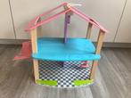 Houten poppenhuis, Ophalen, Nieuw, Poppenhuis