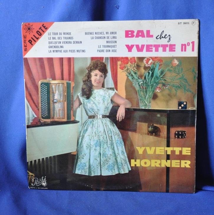 ancien vinyl 33 tours accordeon yvette horner (x2035), CD & DVD, Vinyles | Autres Vinyles, Utilisé, Enlèvement ou Envoi