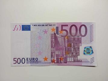 500 euro biljet (gaaf ongeplooid) beschikbaar voor biedingen