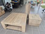 Salontafel massief hout, Ophalen, Gebruikt, Vierkant, Minder dan 50 cm