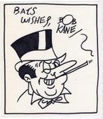 Bob Kane 1941 originele markertekening 'The Pinguin' -Batman, Antiek en Kunst, Verzenden