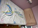 Roze bed 120x200 met propere matras te koop, Ophalen, Gebruikt, 120 cm, 200 cm