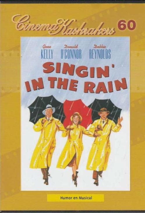 DVD Cinema kaskrakers 60. Singin’ in the rain, Cd's en Dvd's, Dvd's | Komedie, Zo goed als nieuw, Romantische komedie, Alle leeftijden