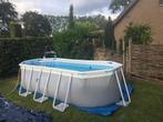 Zwembad Intex 2x4m + zandfilterpomp + toebehoren, Jardin & Terrasse, Piscines, Rectangulaire, 200 à 400 cm, Utilisé, 200 à 300 cm