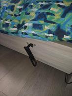 Bed + lattenbodem + matras + nachtkastjes, Gris, Enlèvement, Utilisé, 180 cm