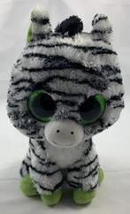 Ty Beanie Boos Zig-Zag Zebra glitterogen pluche knuffel 24cm, Verzenden, Zo goed als nieuw