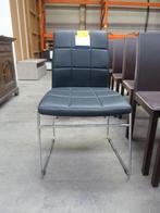 6 gloednieuwe eetkamerstoelen 'Chicago' te koop!Nwpr:49€/st!, Ophalen, Zwart, Nieuw, Metaal