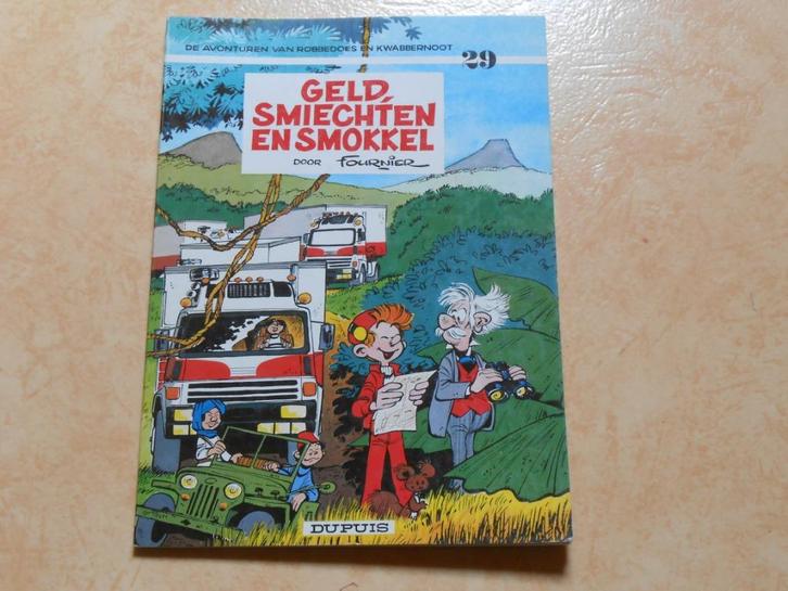 Robbedoes en Kwabbernoot 29 Geld, smiechten en smokkel 1980, Boeken, Stripverhalen, Zo goed als nieuw, Eén stripboek, Ophalen of Verzenden
