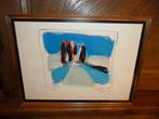 Lithografie van Victor HASCH (1945 - 2012), Antiek en Kunst, Ophalen of Verzenden