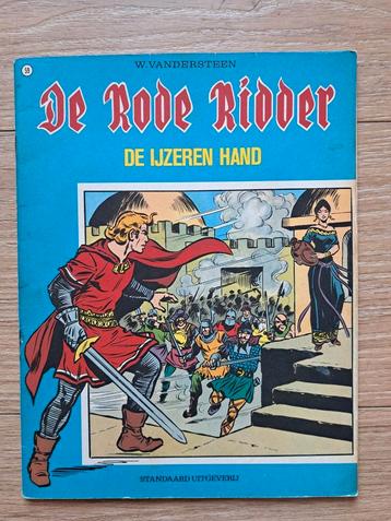 De rode ridder,de ijzeren hand met sticker beschikbaar voor biedingen