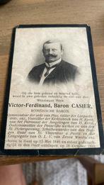 Dp. Baron Casier Gent 1846-1910, Ophalen of Verzenden