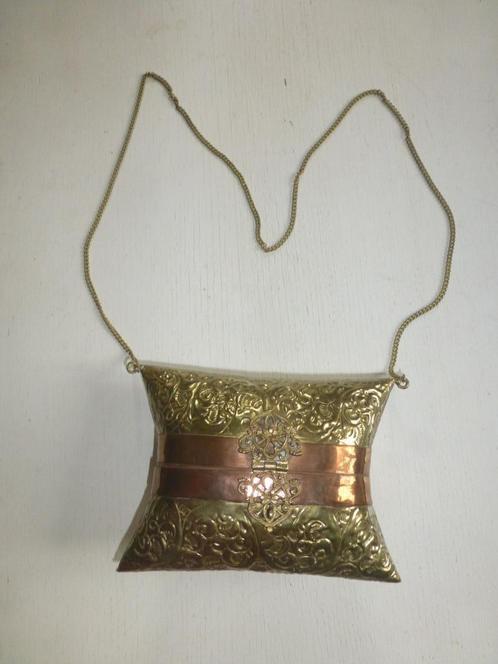 Art Deco koperen handtasje, Handtassen en Accessoires, Tassen | Damestassen, Schoudertasje, Ophalen