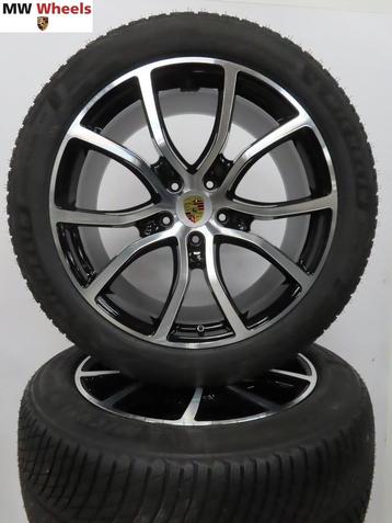 Porsche 21 inch velgen Cayenne 9Y facelift 2024 winterbanden beschikbaar voor biedingen