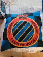 Fleece kussen en  deken club brugge 2stuks voor 10eu, Sport en Fitness, Ophalen of Verzenden, Zo goed als nieuw