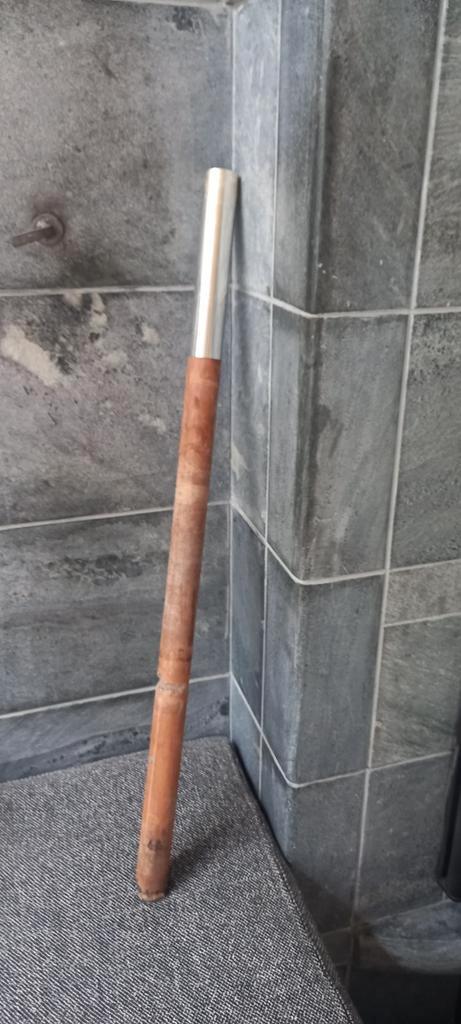 Houten parasolSTOK 3,5cm diameter GEZOCHT, Tuin en Terras, Parasols, Zo goed als nieuw, Stokparasol, Ophalen