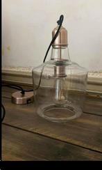 Luxe Hanglamp glas/koper, Ophalen, Nieuw, Glas