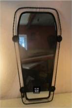 Mooie Antieke Metalen Spiegel - 85x45, Antiek en Kunst, Ophalen of Verzenden